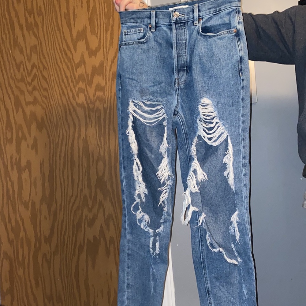 Pacsun distressed mom jeans